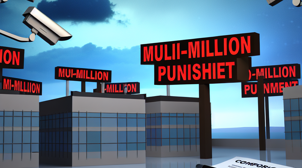 La millonaria multa que pueden recibir las empresas por contar con cámaras de seguridad