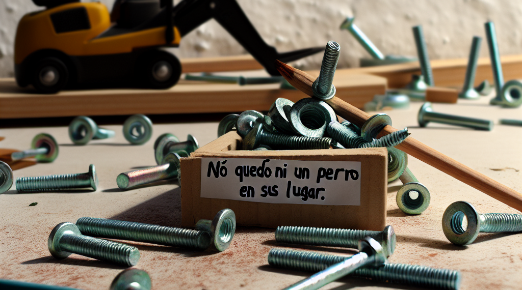 “No ha quedado un tornillo donde estaba”