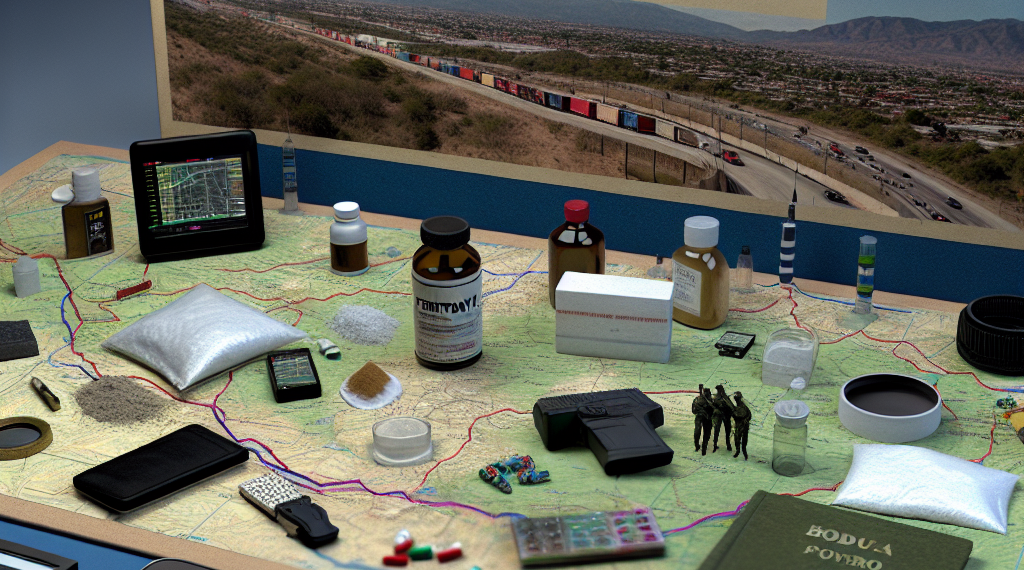 Autoridades mexicanas despliegan operativo para detectar fentanilo en cruce fronterizo con EU