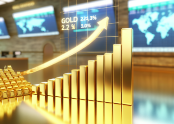 Oro registra tres días consecutivos en máximos