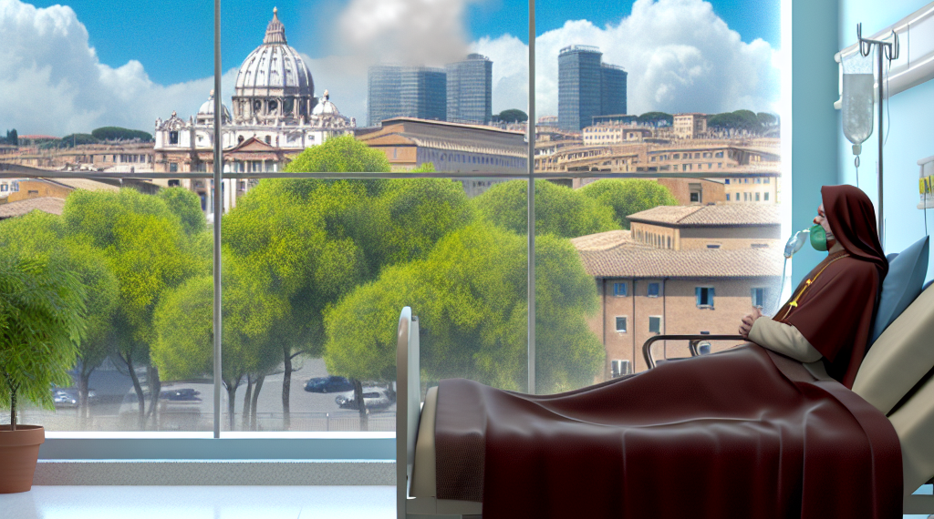 El papa Francisco, hospitalizado en Roma por una bronquitis