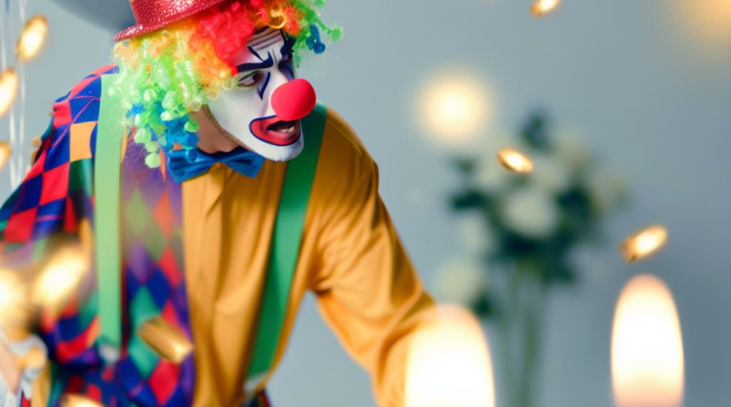 Diber Cambindo cayó en la broma de un payaso en una fiesta infantil / Foto: Especiales