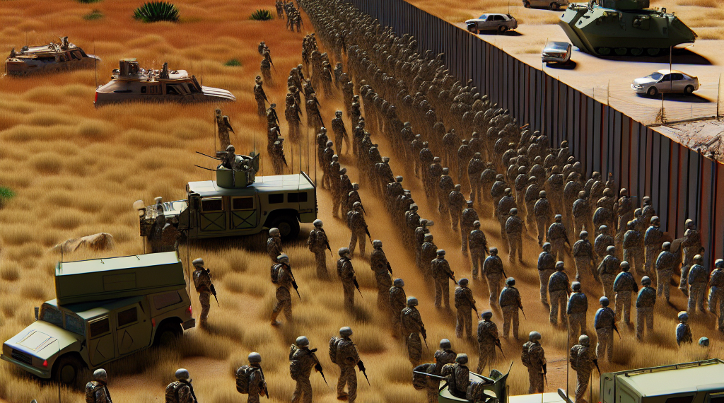 El Pentágono enviará 1,100 soldados más a la frontera con México para apoyar en logística