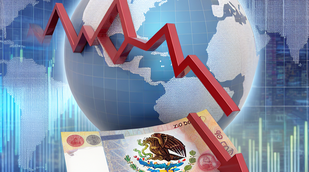 Peso mexicano lidera pérdidas globales por preocupación sobre aranceles