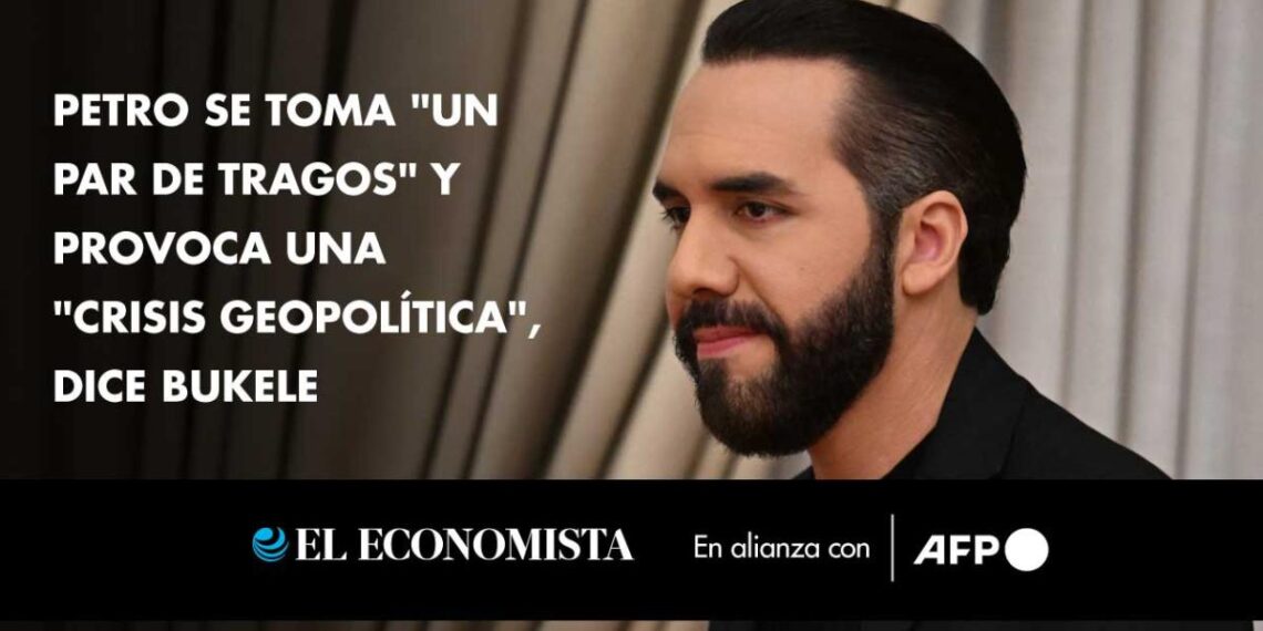 Petro se toma "un par de tragos" y provoca una "crisis geopolítica", dice Bukele