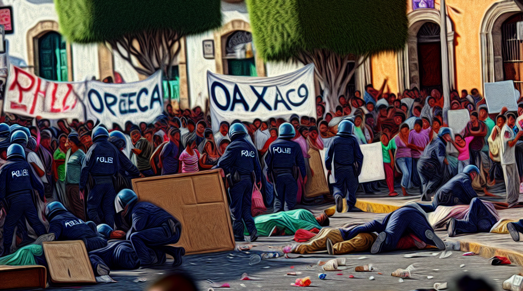 Estalla paro de policías de Oaxaca por presunto despido masivo de elementos