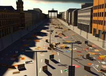 Manifestantes bloquean una marcha neonazi en Berlín