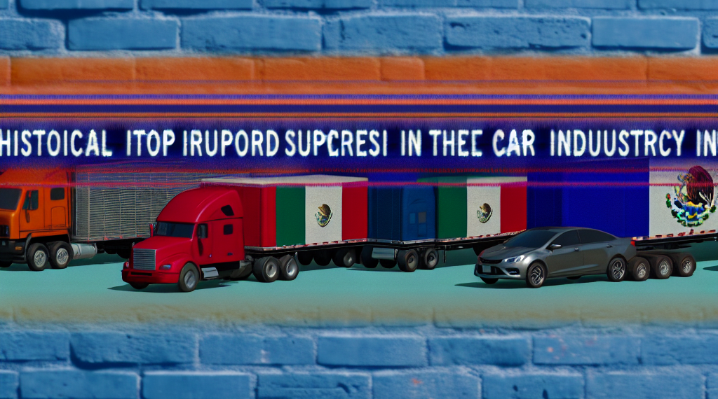 Superávit automotriz de México con EU bate récord