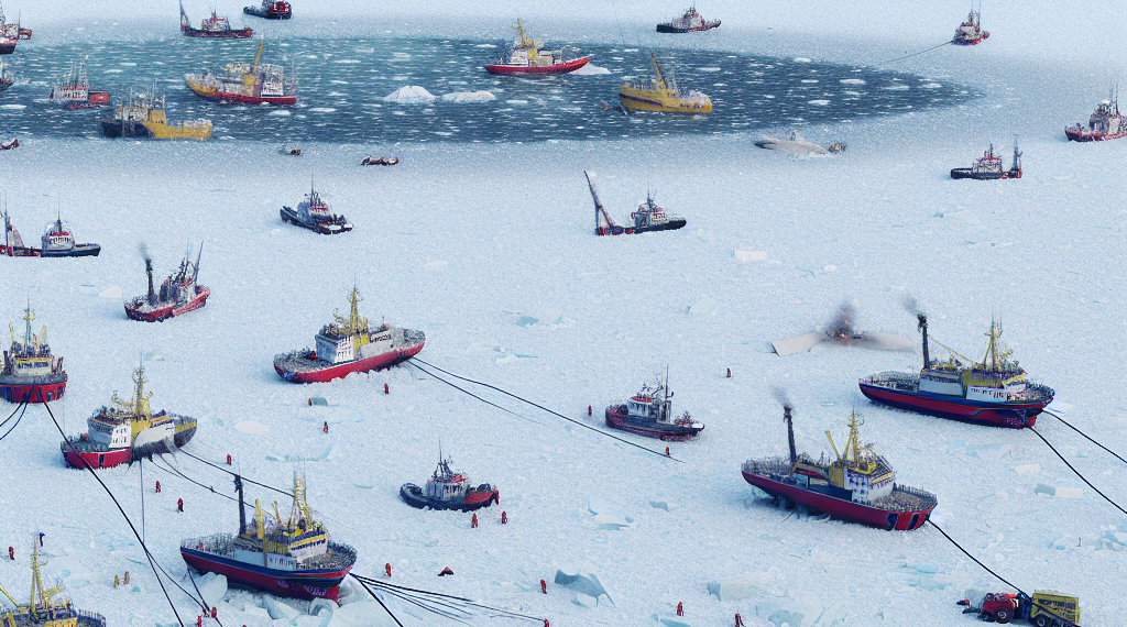 Rescatan a más de 100 pescadores en zona gélida de Rusia