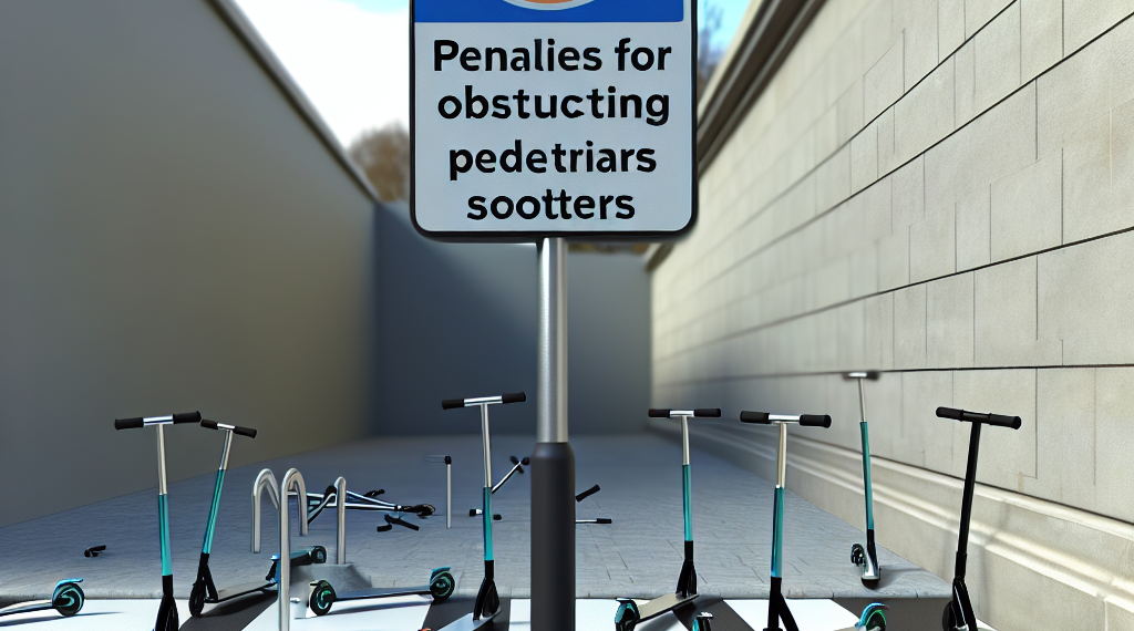 Multa por scooters ¿De cuánto es la sanción por obstruir el paso peatonal con vehículos eléctricos?