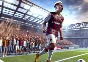 Santi Giménez se estrenó como goleador en la Serie A