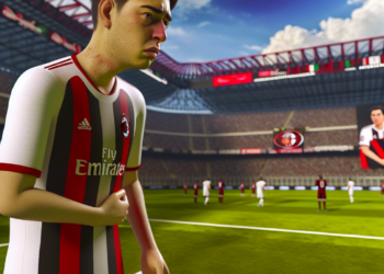 Santiago Giménez con el AC Milan - Foto: EFE