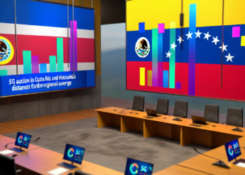 Subastas de 5G en Costa Rica y Venezuela alejan más a México del promedio regional en uso de espectro