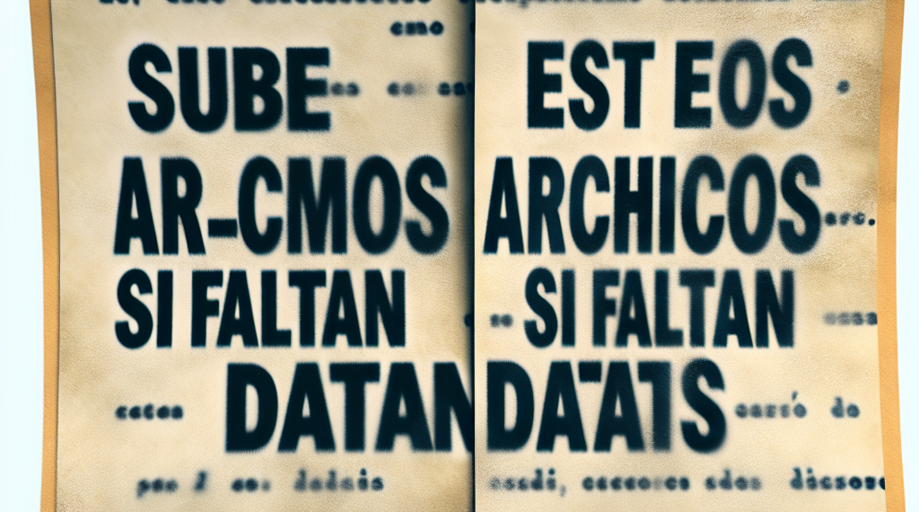 Los dos documentos que debes subir si no ves tus datos