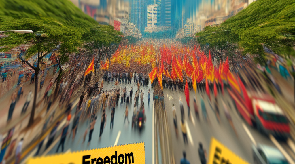 Tensas protestas contra Milei
