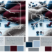Colores de invierno: gris, azul marino y burdeos para verte elegante