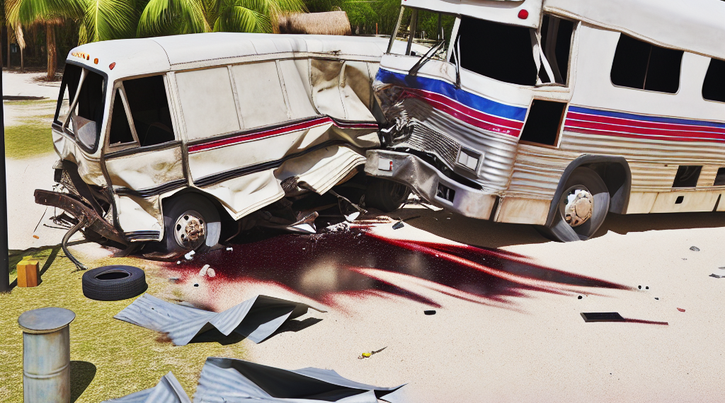 Fatal choque de un autobús con un tráiler en Campeche deja más de 30 muertos