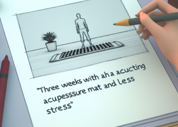 Llevo 3 semanas usando un mat de acupresión y mis niveles de estrés han disminuido
