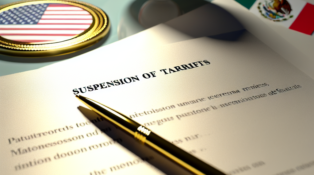 Trump confirma que tras conversar con Sheinbaum congela un mes aranceles comerciales a México