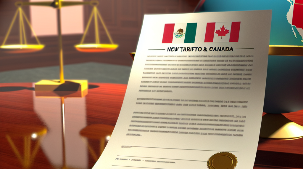 Trump anuncia que aranceles a las importaciones de México y Canadá entrarán en vigor el 2 de abril