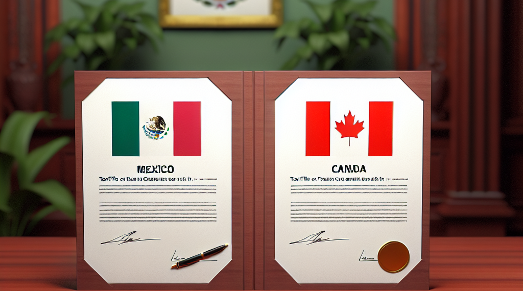 Trump firma las órdenes ejecutivas para imponer aranceles a México, Canadá y China