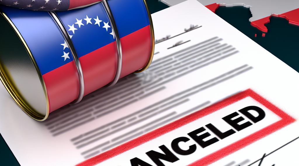 Trump ordena finalización de acuerdo petrolero con Venezuela, en duro golpe a Chevron