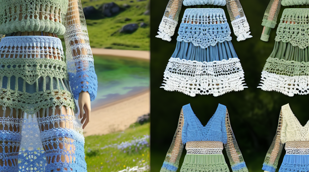 Cómo son los vestidos boho de crochet para llevar en Primavera-Verano 2025