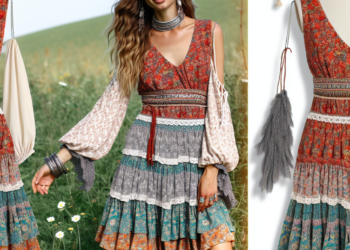Qué vestidos de fiesta boho llevar en Primavera-Verano 2025