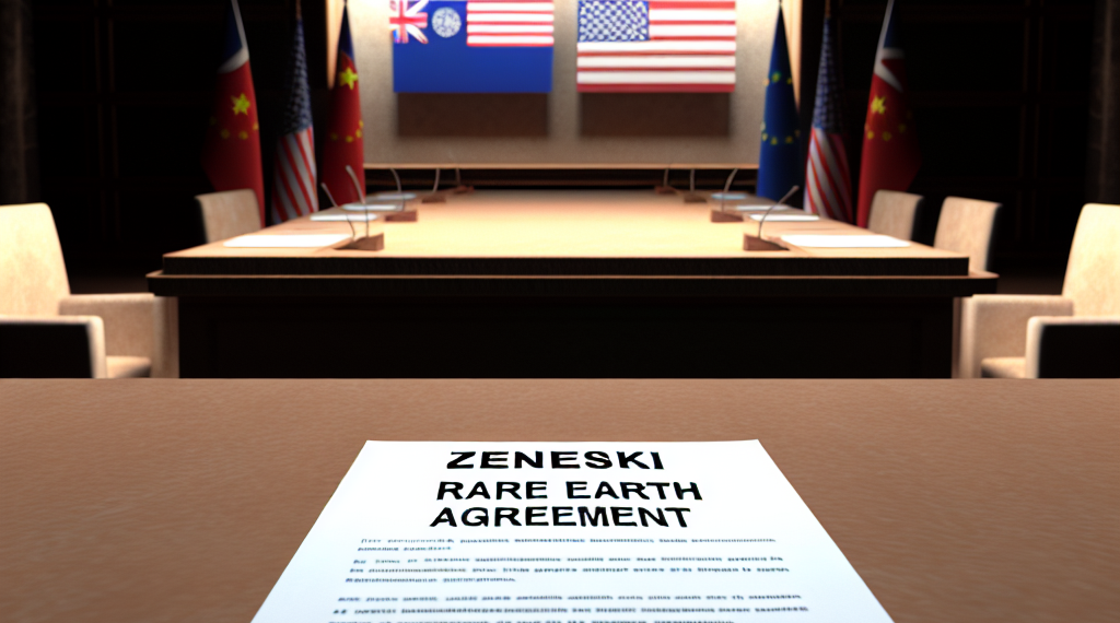 Reportan que Zenenski firmó para ceder "tierras raras" a EEUU - El Tiempo de México