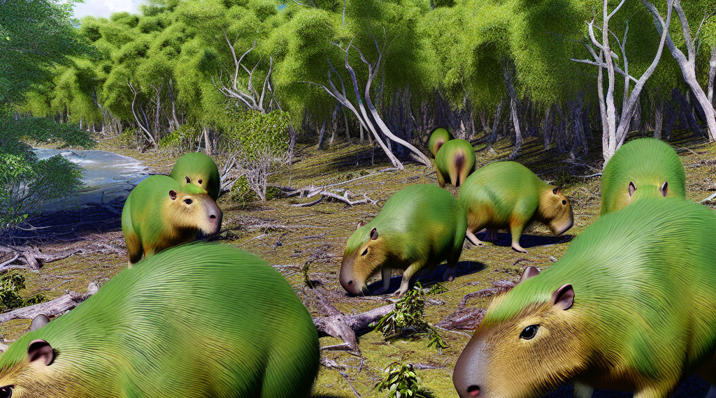 Captaron capibaras ¡verdes! en Argentina 🎦