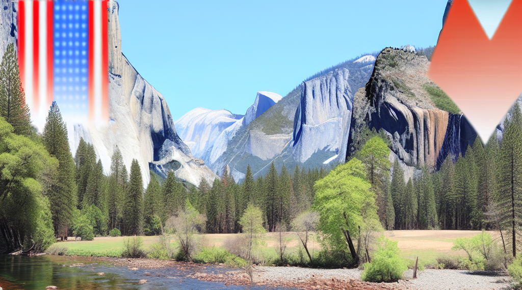 ¿Por qué hay una bandera estadounidense al revés colgada en el Parque Nacional de Yosemite?