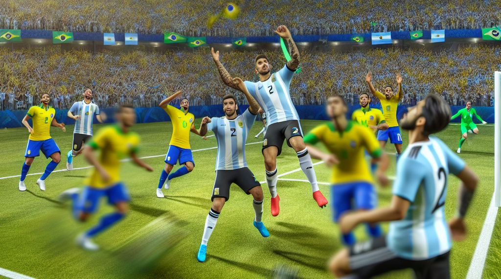 Celebra Argentina pase al Mundial con goleada ante Brasil