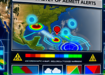 última hora de las alertas de la AEMET por el temporal que deja lluvias intensas