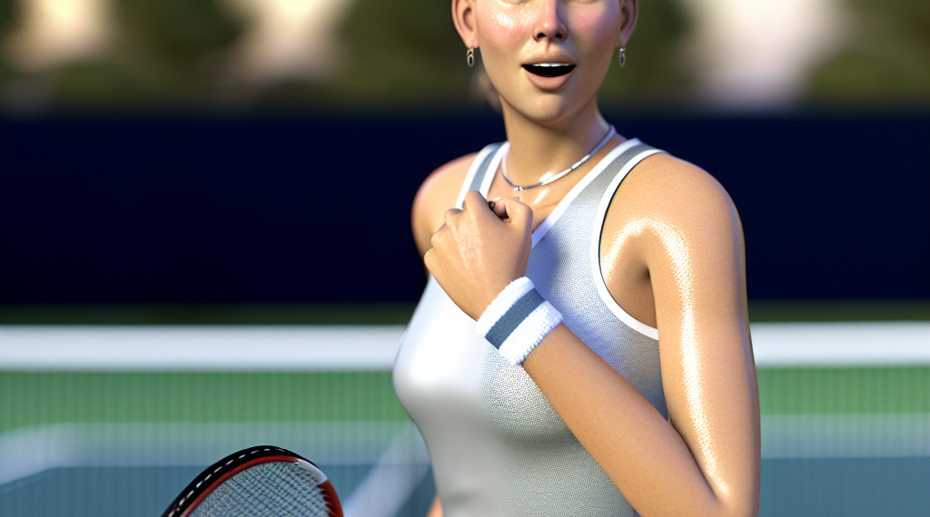Alizé Cornet, en su despedida. Foto: gettyimages