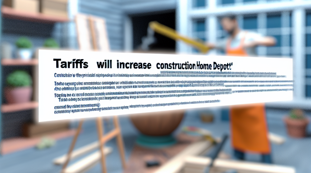 Aranceles encarecerán insumos de construcción: The Home Depot