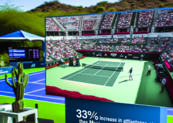 Abierto Mexicano de Tenis elevó asistencia 33% respecto a 2024