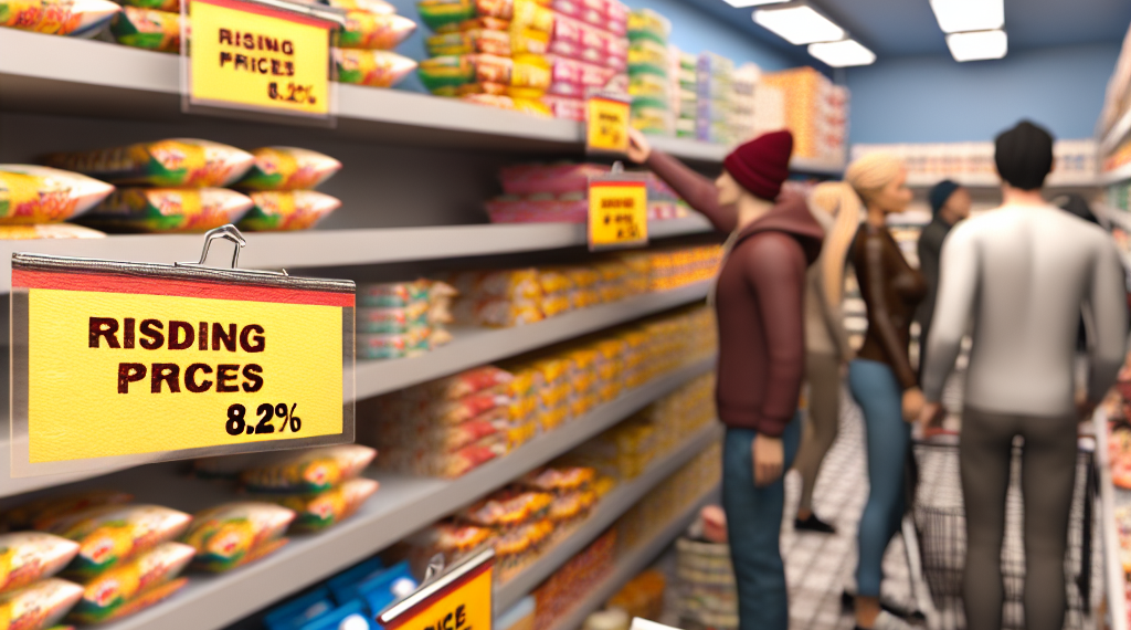 Precios globales de alimentos suben 8.2%
