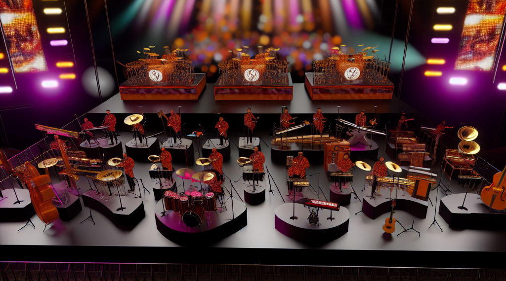 Banda sinaloense proyecta imágenes del líder del CJNG durante un concierto en Jalisco (Video)