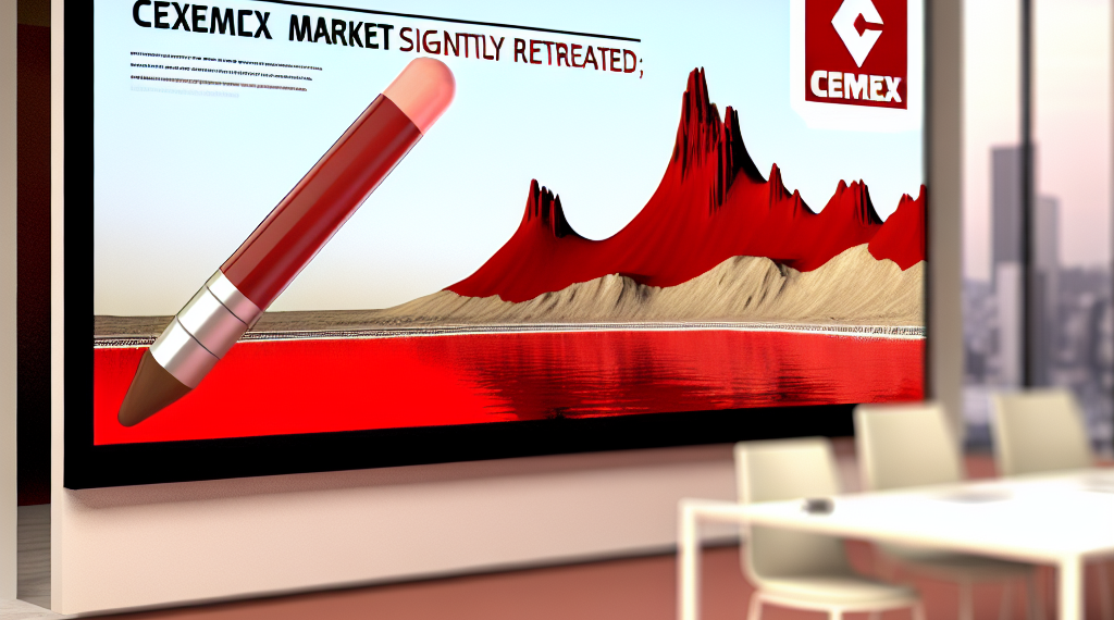 Bolsa mexicana cae levemente; Cemex lidera las pérdidas