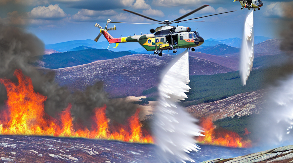 Bomberos surcoreanos despliegan helicópteros ante reactivación de incendios