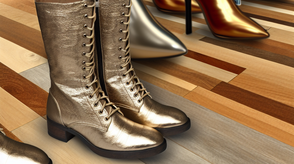 Botines metalizados tendencia para ir chic a partir de los 50 con básicos