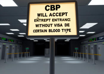 CBP permitiría la entrada sin Visa americana a EU a personas que tengan este tipo de sangre