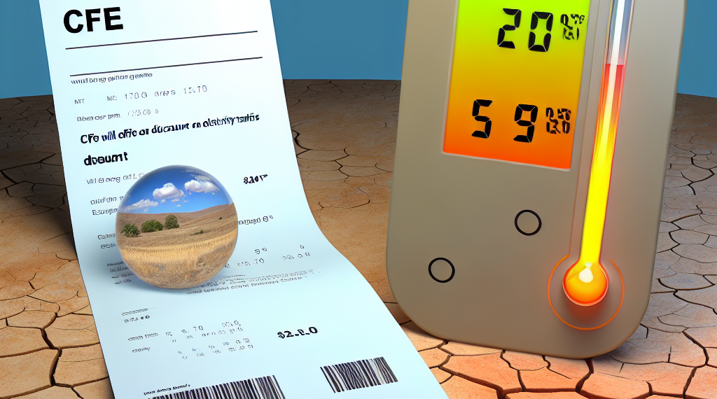 CFE aplicará descuento en recibo de luz por temporada de calor en estos estados