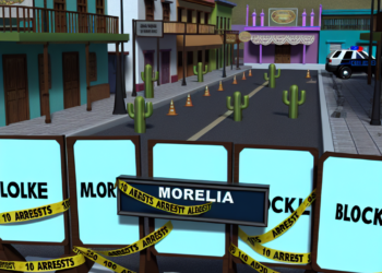 CNTE y STASPE realizan una veintena de bloqueos en Morelia; reportan 10 detenidos