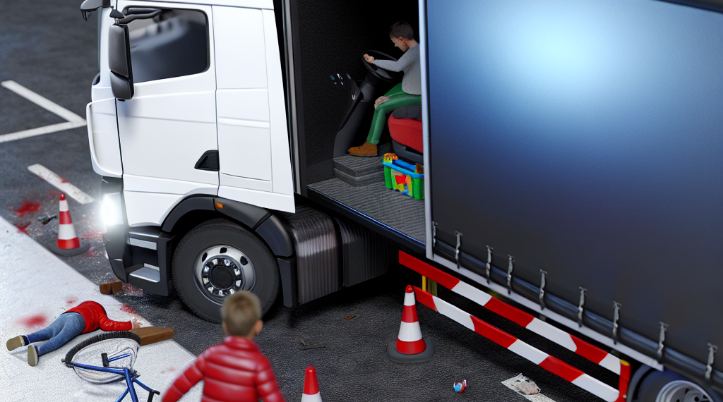 Chofer de camión salva a un niño de 2 años de ser atropellado en carretera