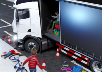 Chofer de camión salva a un niño de 2 años de ser atropellado en carretera