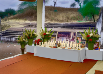Instalan memorial en Teuchitlán para víctimas de desaparición; siguen llegando colectivos