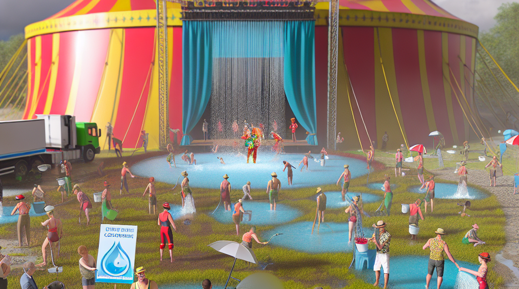 Compañía teatral fomenta el cuidado del agua con artes circenses en el CCB