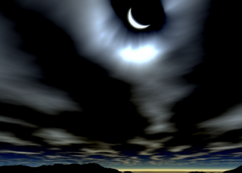 Cielo se oscurece parcialmente en parte del hemisferio norte durante primer eclipse solar del 2025