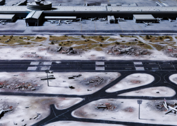 Cierran aeropuertos en Rusia por ataque masivo con drones ucranianos; hay incendios y casas dañadas